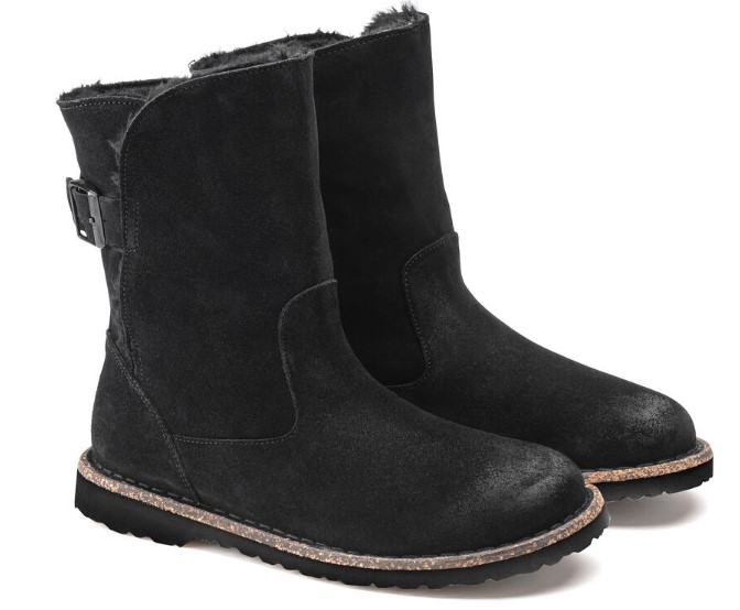 Birkenstock Uppsala - stivali in pelliccia di agnello - colore nero - misura 40